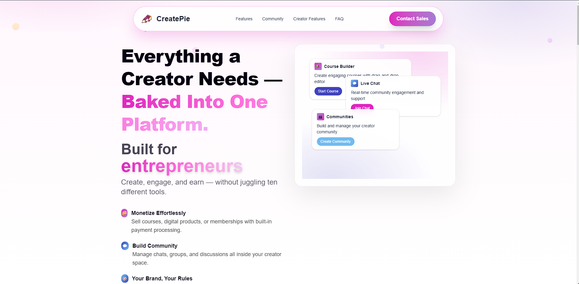 Create Pie Dashboard